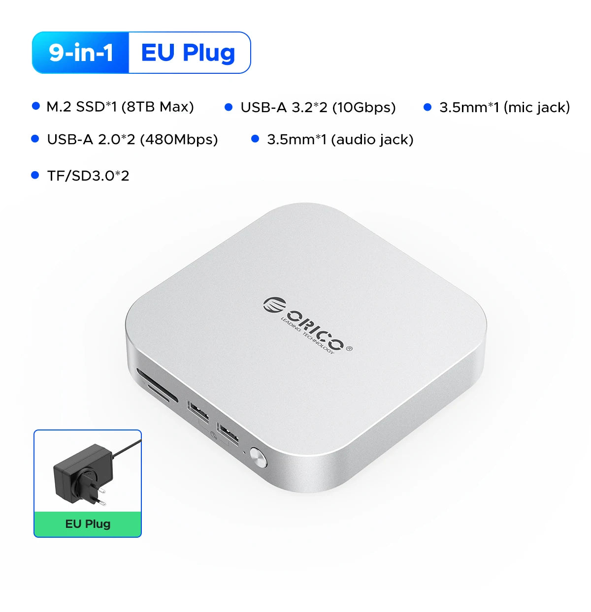 ORICO MiniLink USB C Hard Drive, MacMini M4 Dock