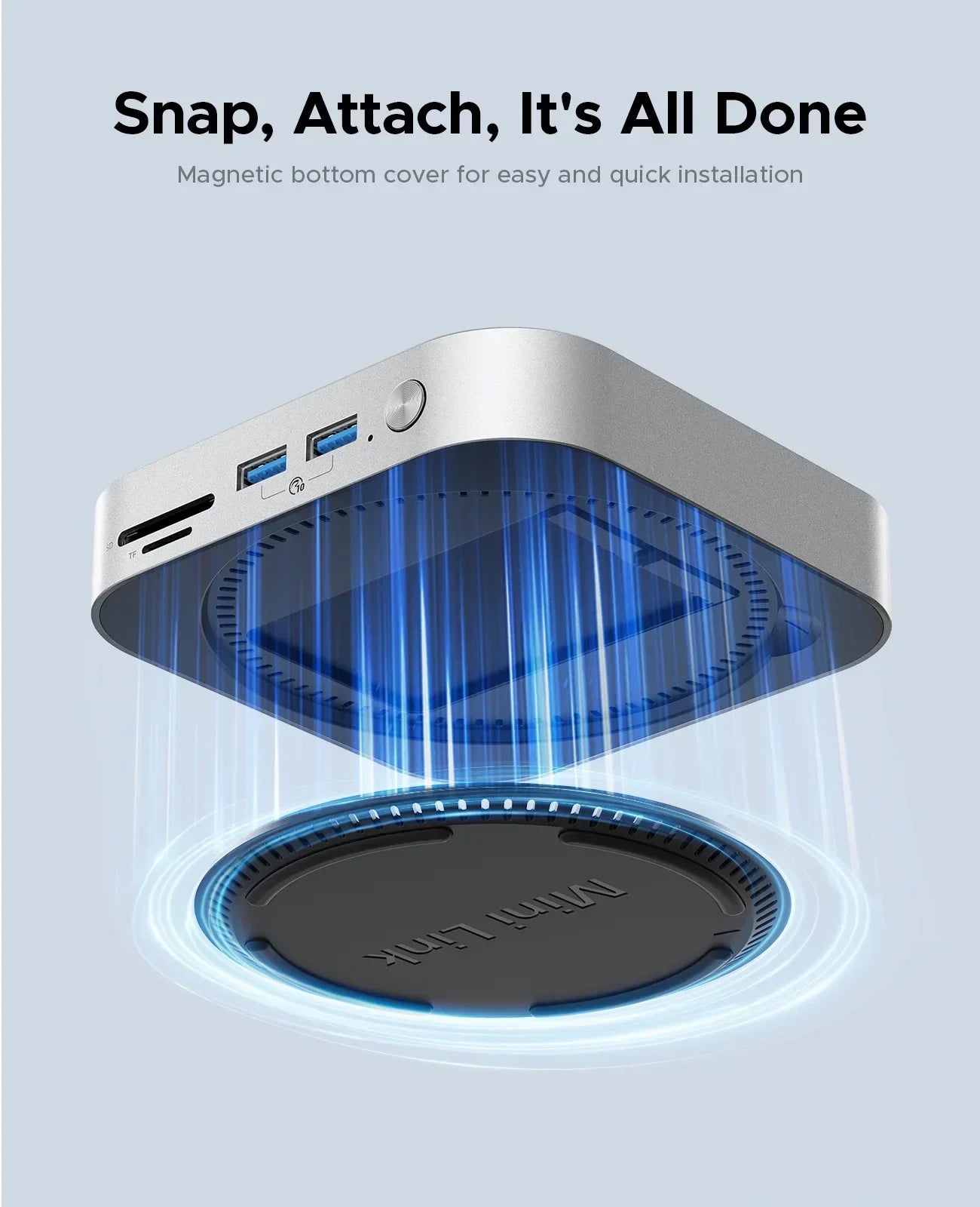 ORICO MiniLink USB C Hard Drive, MacMini M4 Dock