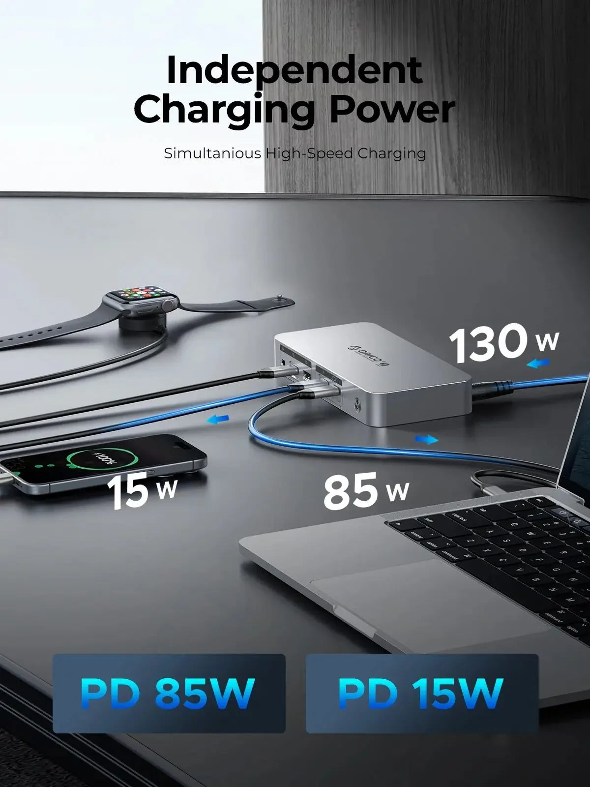 ORICO Thunderbolt 4 Docking Station Type C to HDMI- Mac, Windows