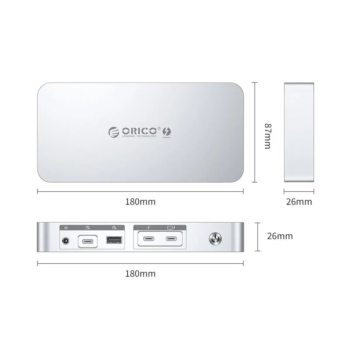 ORICO Thunderbolt 4 Docking Station Type C to HDMI- Mac, Windows