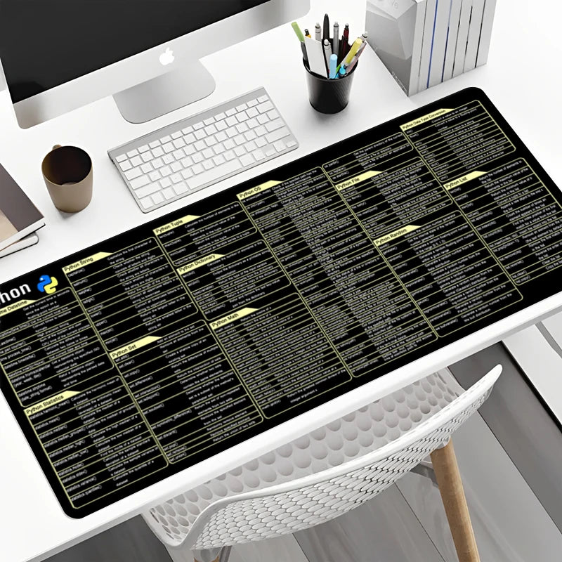 Python Programing Mouse Pad Desk Mat