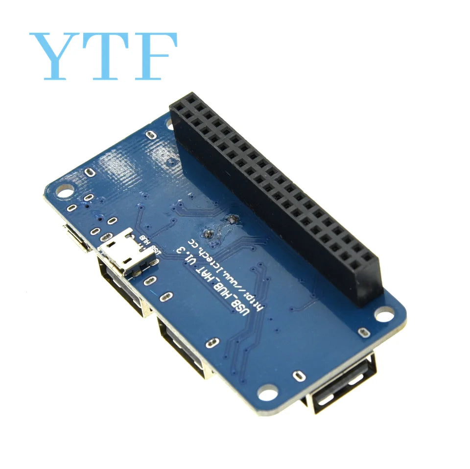 4 Ports USB HDM HUB HAT for Raspberry Pi