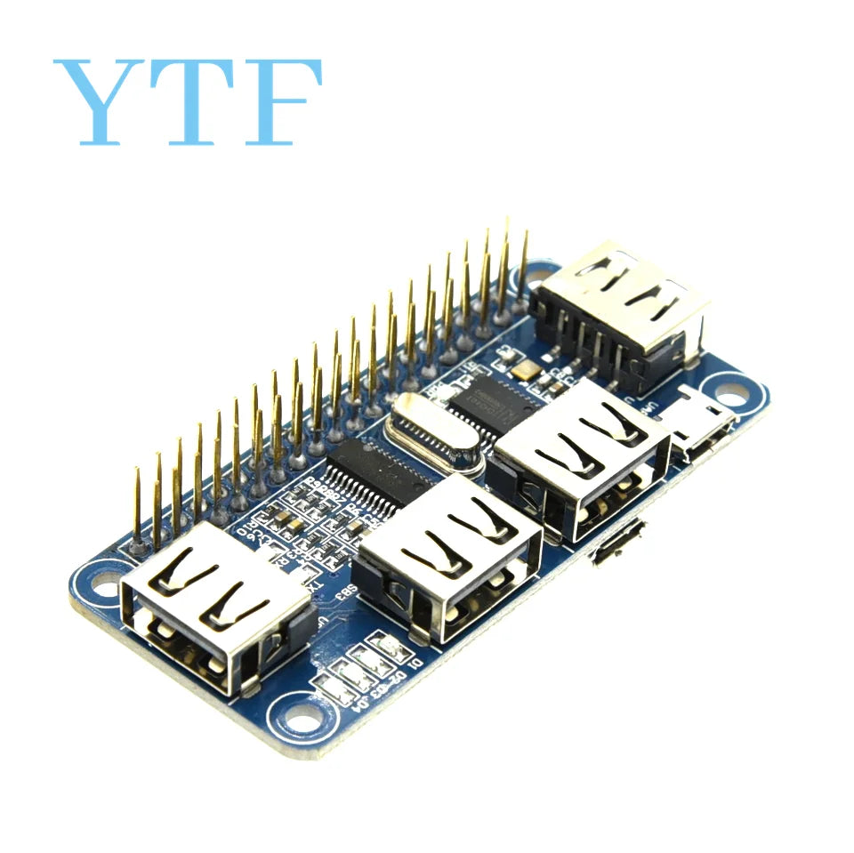 4 Ports USB HDM HUB HAT for Raspberry Pi